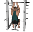 Shoulder Press - Smith Seated Reverse Close Grip